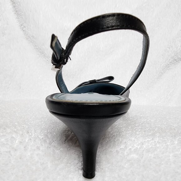 Prada Logo Bow Slingback Pump - Picture 11 of 12